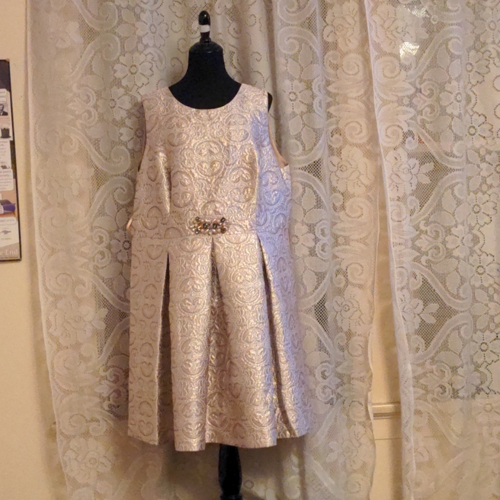 Pink jewel dress
